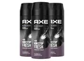 Produktbild: Axe Bodyspray Black Night Deo ohne Aluminium sorgt 48 Stunden lang für