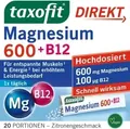 Produktbild: TAXOFIT Magnesium 600+B12 Direkt Granulat 20
