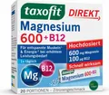 Produktbild: taxofit Magnesium 600+B12 DirektGra 20St