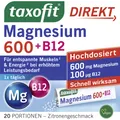 Produktbild: taxofit Magnesium 600 + B12 Direktgranulat Sticks 4008617015604