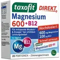 Produktbild: TAXOFIT Magnesium 600+B12 Direkt Granulat 20 St