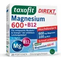 Produktbild: taxofit Magnesium 600+B12 DirektGra 20St