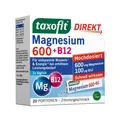 Produktbild: taxofit® Direkt Magnesium 600 + B12