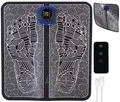 Produktbild: Fußmassagematte: Akku-EMS-Fußmassagegerät, 8 - EMS Fußmatte Foot Massager Fuß