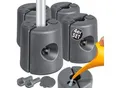 Produktbild: KESSER® Pavillonstandfüße 4er Set Pavillon Standfuß mit Wasser/Sand befüllbar 22 x 22 x 25cm HDPE Gewichte zur Stabilisation für Pavillons Gartenzelte Festzelte Standsicherung Stabil