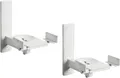 Produktbild: B-Tech BT77 Lautsprecher-Wandhalterung Neigbar, Schwenkbar Wandabstand (max.): 27.3cm Weiß 1 Paar