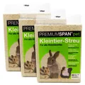 Produktbild: 3x PREMIUMSPAN pet (3x60L) Kleintier-Streu Hobelspäne