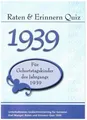 Produktbild: Raten & Erinnern Quiz 1939 ~ Karl Mangei ~  9783936778458