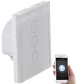 Produktbild: Luminea Home Control WLAN Dimmer: Touch-Lichtschalter & Dimmer, komp. zu Amazon Alexa & Google Assistant (Alexa Unterputz, WLAN Unterputz, TUYA)