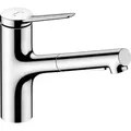 Produktbild: Zesis M33 - Spültischarmatur 150, Mit Ausziehbarer Brause, Ecosmart, Chrom 74810000 - Hansgrohe