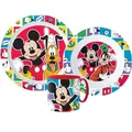 Produktbild: Goofy Geschirrset Mickey Pluto Besteck Set Frühstücks Kinder Disney Kindergarten