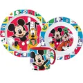 Produktbild: Goofy Geschirrset Mickey Pluto Besteck Set Frühstücks Kinder Disney Kindergarten