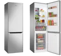 Produktbild: Amica Kühl-Gefrierkombination NoFrost 250L Silber EEK C Tür-offen-Alarm
