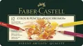 Produktbild: 12 x Faber-Castell Farbstift POLYCHROMOS Ölkreide Metalletui Künstlerfarbstifte