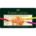Produktbild: FABER-CASTELL Künstlerfarbstifte Polychromos Buntstifte farbsortiert, 12 St.