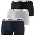 Produktbild: Boxer »MAN BOXER SHORTS« 3er Pack, mit elastischem Logobund, Gr. XL, navy, grau-meliert, schwarz, , 10772861-XL
