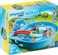 Produktbild: Playmobil 1.2.3 Fröhliche Wasserbahn mit Kurbel 70267 NEU & OVP