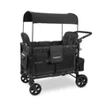 Produktbild: Wonderfold Bollerwagen Kinderwagen Elite Quad Volcano Black - schwarz TOP