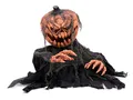 Produktbild: EUROPALMS Halloween Kürbis-Monster, 50cm / Animierte Zombiekürbis-Figur mit Licht- und Soundeffekt