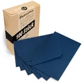Produktbild: Japun – Briefumschläge (100 Stück) aus Papier, Kuvert, Umschlag ohne Fenster - DIN C6-162 x 114 mm - blau