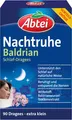 Produktbild: Abtei Nachtruhe Baldrian Schlaf Dragees pflanzlich entspannt Schlaf 90Stk