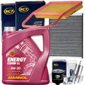 Produktbild: INSPEKTIONSPAKET+MANNOL 5W30 ÖL 1.0 TSI 70+81 PS für VW POLO 6R SEAT IBIZA 4 6J