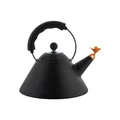 Produktbild: Wasserkocher Alessi Edelstahl Schwarz Design Geschenk hochwertig Deko Neu