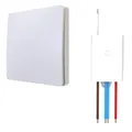 Produktbild: Funkschalter SET für LED Beleuchtung 230V Montage an der Wand Taster Drahtlos Kinetischer Batterieloser Schalter mit Empfänger