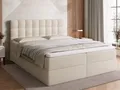 Produktbild: BroMARKT Boxspringbett DETROIT mit 2 Bettkasten, Bonell-Matratze, Polsterbett, Bett (Beige, Cosmic 10, 160 x 200 cm)