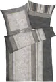 Produktbild: Kaeppel Satin Bettwäsche Verde Streifen Grau 135x200 cm + 80x80 cm