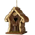Produktbild: Spetebo - Deko Holz Vogelhaus 22x15cm - Vogel Häuschen Zum Hängen - Garten Deko Dekoration