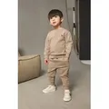 Produktbild: Next Sweatanzug Jogginghose und Sweatshirt im Set (2-tlg) beige 116-122 (6-7 J.)
