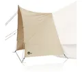 Produktbild: yourGEAR Tipi-Zelt yourGEAR Canopy Porch Desert Pro 8 / 10 Vorzelt Vordach 300x140x195