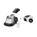 Produktbild: eufy Mähroboter E15 + gratis Garage + Solocam Solar 2K S40 - 2er-Set (+GRATIS Hombli Lichterkette)