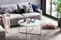 Produktbild: SalesFever Couchtisch Caorle Coffeetable im eleganten Stil, Elegantes Design mit Marmoroptik-Tischplatte