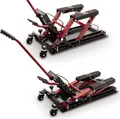 Produktbild: Bituxx Motorradheber Heber Montageständer Hebebühne Montageheber Motorradhebebühne Hydraulisch Lifter Bock ATV Quad bis 680Kg Rot MS-17320