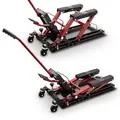 Produktbild: BITUXX Motorrad Heber Montageständer Hebebühne Montageheber Motorradhebebühne Hydraulisch Lifter Bock ATV Quad bis 680Kg Rot
