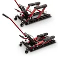 Produktbild: Bituxx Motorradheber hydraulisch 11,5-37,5cm bis 680kg Rot, max. Hubhöhe: 37.5 cm, MS-19734