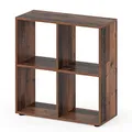 Produktbild: Vicco Raumteiler Tetra, stehendes Bücherregal, Antikholz, 72 x 72.6 cm