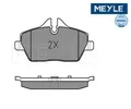 Produktbild: Bremsbelagsatz, Scheibenbremse MEYLE 0252391517 für MINI BMW