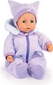 Produktbild: Bayer Design 94694AA Funktionspuppe, Interaktive Puppe Piccolina Magic Eyes, bewegt den Mund, blinzelt mit den Augen, sprechend, lila, 46cm