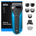 Produktbild: Braun Series 3 310BT Folienschaber Trimmer Schwarz, Blau