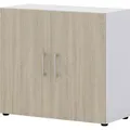 Produktbild: Röhr Aktenschrank home.office, aus Holz, 80 x 72 x 33,5cm (B/H/T), sonoma eiche / weiß
