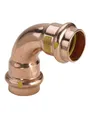 Produktbild: Viega Profipress G bend 90° 28 Copper/bright 345495