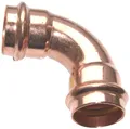 Produktbild: Viega 345495 Bogen Profipress Gas 90 Grad 2616 Kupfer, mit SC-Contur, 28 mm