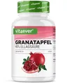 Produktbild: vit4ever Granatapfel Extrakt - 240 vegane Kapseln - Natürlicher Premium Extrakt mit 40% Ellagsäure - Hochdosiert - Vegan