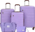 Produktbild: Travelhouse Trolleyset Ascona, 4 Rollen, (Spar-Set, 5 tlg., Hartschalen Trolley-Set 5-teilig)