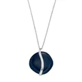 Produktbild: SKAGEN Damenkette Sofie Sea Glass Anhänger Organic Shape blau, SKJ1809040