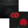 Produktbild: Siemens EQ522KAAB - Einbauherd & Elektrokochfeld mit 5 Jahre Garantie, HE217GBB3 & EA631GNA1E, Rahmenlos aufliegend, 60 cm
