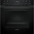 Produktbild: Siemens Einbau-Herd-Set EQ522KAAB | Elektro-Backofen 71l | Glaskeramik-Kochfeld 60cm | A+ | Bräterzone | Schwarz, A+ (Spektrum: A+++ bis D)